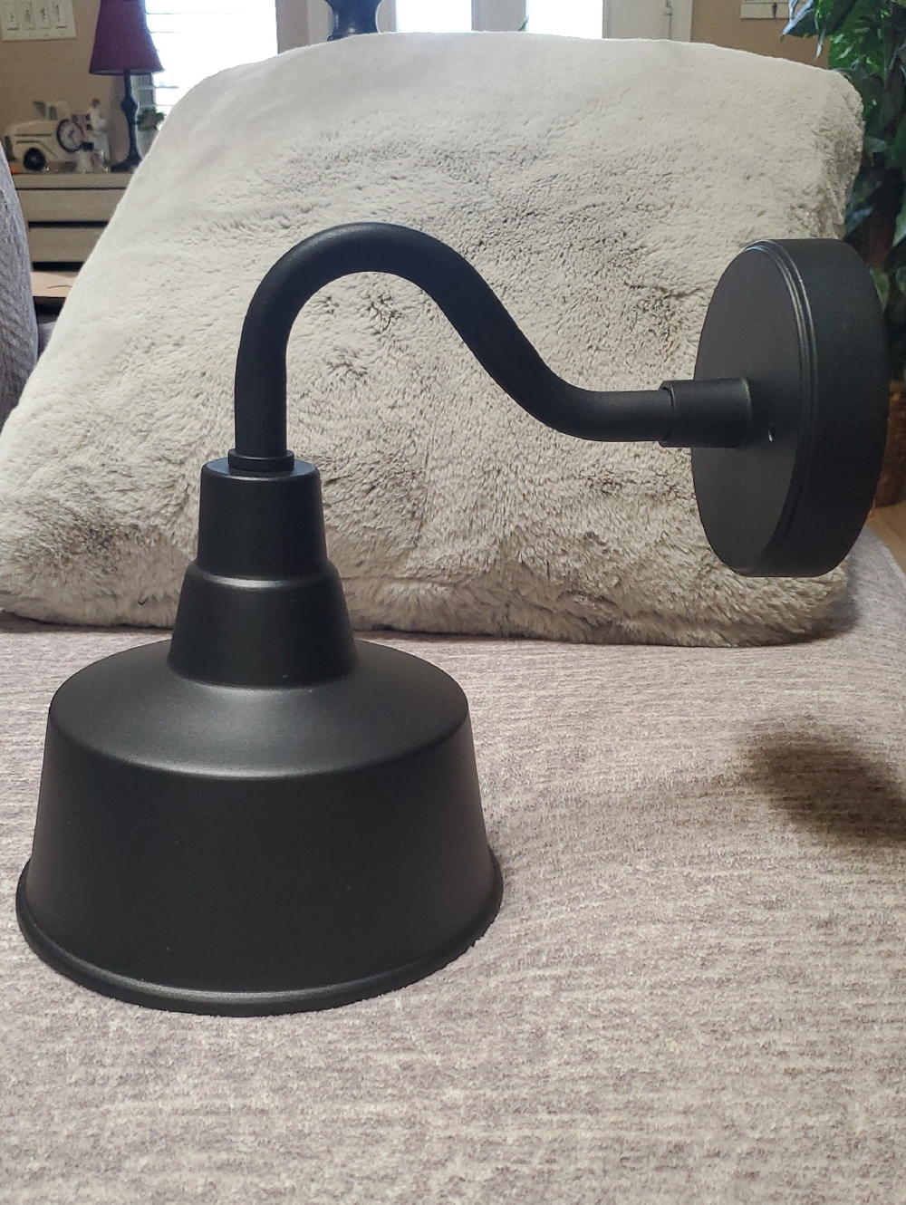 Barn Light Matte Black Modern Farmhouse Outdoor Wall Mount Small Lantern( 10x7)